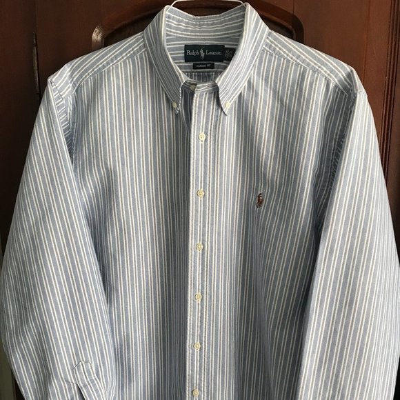 Ralph Lauren Other - Ralph Lauren Men's Long Sleeve Button Down Shirt Size 17.5 X 36/37